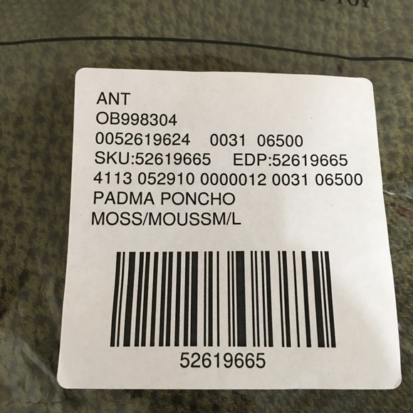 NWT Anthropologie Poncho - Picture 4 of 5